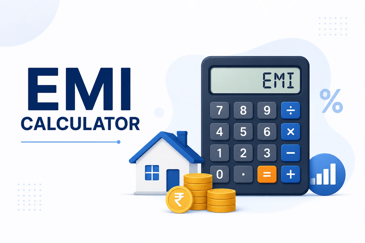 EMI Calculator — Calculate exact monthly loan installment for any loan free online